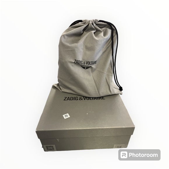 ZADIG & VOLTAIRE Tyler Ankle Boot Size 36 Noir W/ Box and Dust bag - Picture 16 of 16